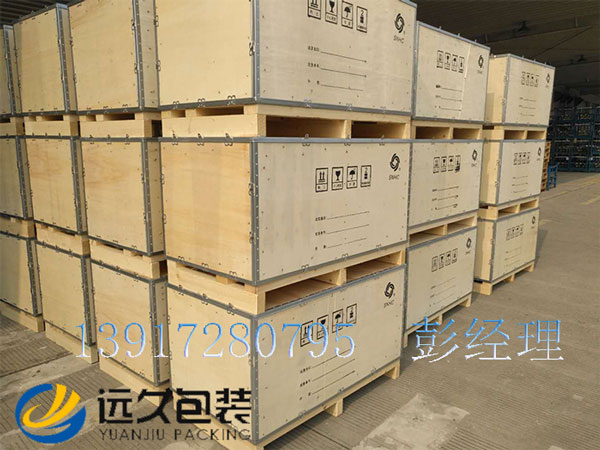 鋼帶木箱可循環使用 鋼帶木箱