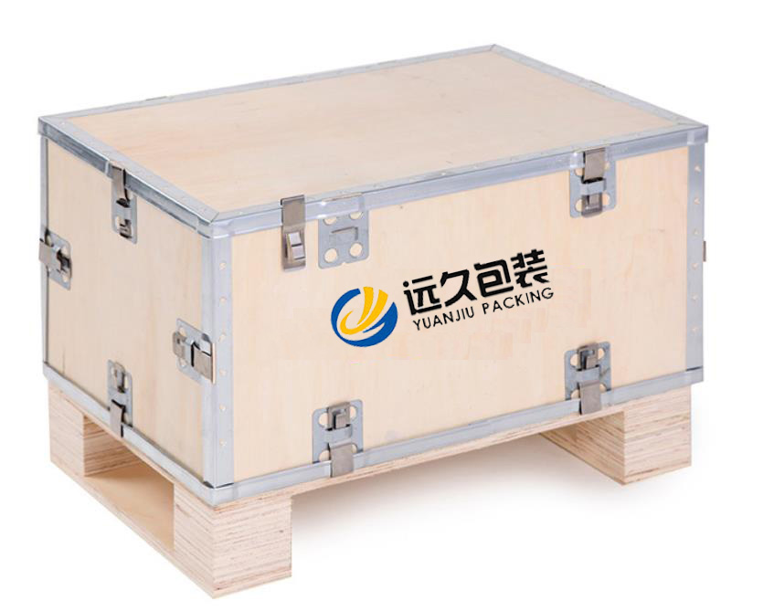 組合式出口免熏蒸鋼帶木箱 鋼帶木箱